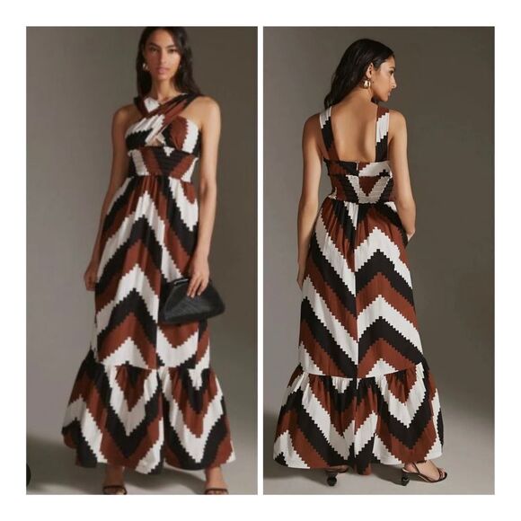 NWT Anthropologie PLENTY BY TRACY REESE Halter Maxi Dress size XS 
Retail $248 - Picture 1 of 14